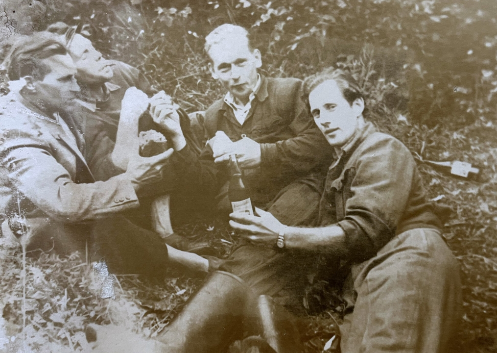 Ilmar Kurm koos kaaslastega 1956